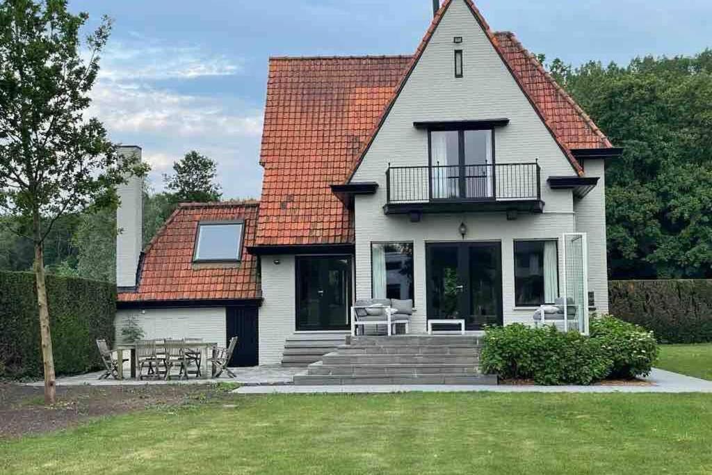 Charmante Villa Aan De Leie Sint-Martens-Latem Exteriér fotografie